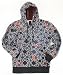 Apparel : Reef Experience Men's Hooded Zip Sweatshirt - Charcoal