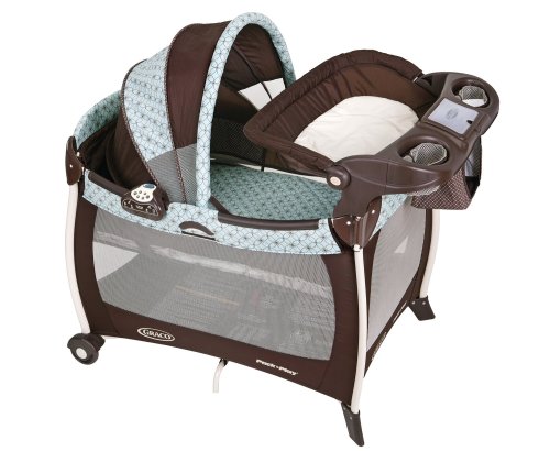 Graco Silhouette Pack \'n Play Playard with Bassinet & Changer, Townsend