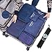 OEE 6 Set Travel Organizers Packing Cubes Luggage Organizers Compression Pouches
