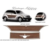 Vintage Wood for PT Cruisers only vinyl graphic decal 