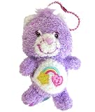 アメキャラ☆ケアベア《ベストフレンドベア》☆8cmモシャモシャぬいぐるみボールチェーン