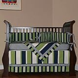 Hoohobbers 4-Piece Crib Bedding, Lacrosse
