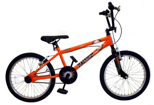 Raleigh Shock 20″ BMX Bike – In Shocking Orange