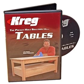 Kreg V05-DVD Pocket Hole Joinery DVD, Building Tables