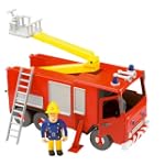 Fireman Sam - Friction Fire Engine with Sam Figure