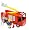 Fireman Sam - Friction Fire Engine with Sam Figure