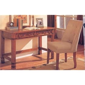 Desk and Chair Set in Cherry Finish by Home and Living