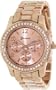 Geneva Platinum Women's 9073.RoseGold.RoseGold Rose-Gold Stainless-Steel Quartz Watch with Rose-Gold Dial