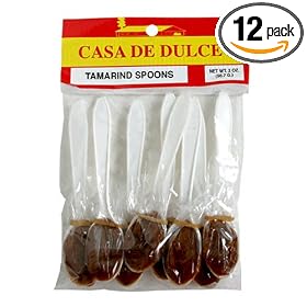 Casa De Dulce Tamarindo Spoon, 2-Ounce Bags (Pack of 12)