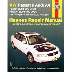 VW Passat and Audi A4 Automotive Repair Manual: 1996-2001 (Haynes Automotive Repair Manuals)