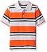 French Toast Boys' S/s Striped Pique Polo