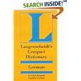 Langenscheidt's Compact German Dictionary: German-English English-German (Langenscheidt Compact Dictionaries) by Langenscheidt