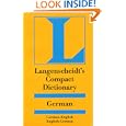 Langenscheidt's Compact German Dictionary: German-English English-German (Langenscheidt Compact Dictionaries)