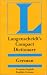  : Langenscheidt's Compact German Dictionary: German-English English-German (Langenscheidt Compact Dictionaries)