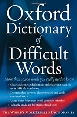 The Oxford Dictionary of Difficult Words