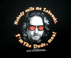 Big Lebowski I'm The Dude Man Black