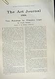 1906 Art Journal Paintings Filippino Lippi Golden Calf