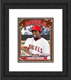 Los Angeles Angels Framed Vladimir Guerrero Photo 15 X 18 - Black