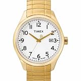 Timex Men's T Series Gold-Tone Expansion Stainless Steel Bracelet Watch #T2M465