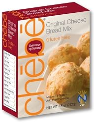 Chebe Bread Original Cheese Bread Mix, Gluten Free, 7.5-Ounce Bags (Pack of 8)