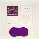 Happy Purple Contoured Silk Eye Pillow Filled with Flax Seed from Relaxation in a Bag Happy Purple Contoured Silk Eye Pillow Filled with Flax Seed from Relaxation in a Bag