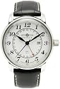 Zeppelin Herrenarmbanduhr LZ 127 Transatlantic Quarz GMT zweite Zeitzone weiß 7642-1