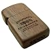 ZIPPO ジッポ ライター マテリアル ウォールナット ギャランティー 16NW-2 ブラウン