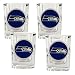 Seattle Seahawks NFL 4pc Square Shot Glass Set