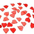 1000 Rosenbl�tter Bl�tenbl�tter aus Seide rot - in Herzform!