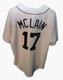 Denny McLain Detroit Tigers Autographed White Jersey with ''31-6 1968 And 1968 MVP-CY'' Inscription