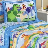 Dinosaurland Toddler Bed In A Box by Olive Kids