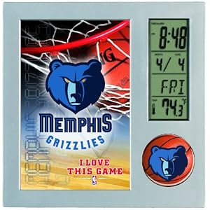 NBA Memphis Grizzlies Digital Desk Clock