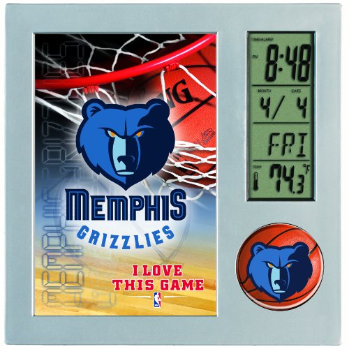 NBA Memphis Grizzlies Digital Desk Clock