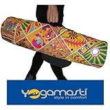 Toran Handmade Yoga Mat Bag-beautiful with functional pockets, inside zipper pocket-water resistant lining