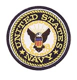 ミリタリー『U.S NAVY Round』エンブレムワッペン