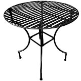 PTC Home & Garden Park Round Table, Black