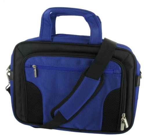 rooCase Apple MacBook Pro MB991LL/A 13.3-Inch Laptop Carrying Case - Dark Blue / Black Deluxe Bag