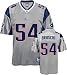 Tedy Bruschi Silver New England Patriots Youth NFL Replica Jersey