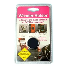 Wonder Holder - For Mobile phones, Smart Phones, Satellite Navigation (Sat Nav GPS),iPod (Touch, Nano & Shuffle) MP3 Players (Flash only), PDAs Remote controls ,Radar detectors, Pagers etc