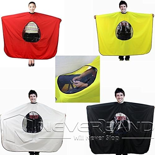 2015 New Salon Hair Cut Hairdressing Barbers Sleeve Hairdresser Waterproof Cape Gown Cloth