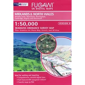 Fugawi Midlands & North Wales 1:50000 4 (PC)