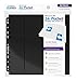 Ultimate Guard 24-Pocket QuadRow Pages Side-Loading Black (10) Raccoglitori