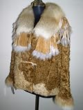 Lamb Jacket w/Fox Collar & Cuffs