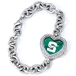 Michigan State Spartans Gametime Heart Bracelet/Watch