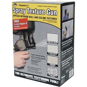 Homax 4630 New Pneumatic II Spray Texture Gun with Hopper by Homax