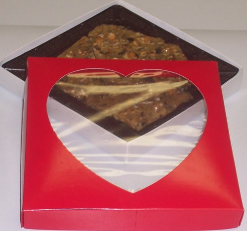 Scott's Cakes 1 lb. Hazelnut Brittle in a Heart Box by Scott's Cakes