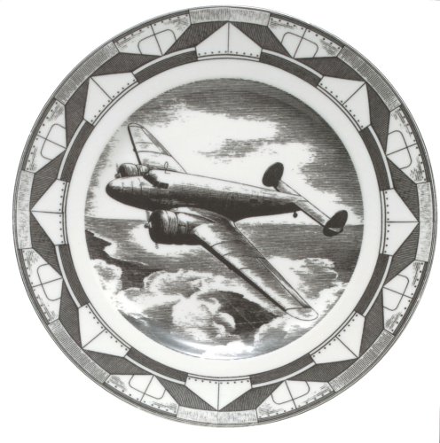 PTS America 222 Fifth Slice of Life Amelia's Plane 10-1 4-inch Dinner Plate by PTS America