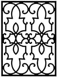 Iron Deco Rectangle Wall Art Style 199 23.75in.W x 32in.H x 0in.D