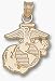 Marine Corps Insignia Pendant - 14KT Gold Jewelry