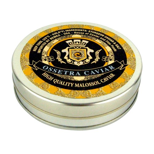 Bemka.com Caspian Ossetra Wild Caviar, 16-Ounce Tin